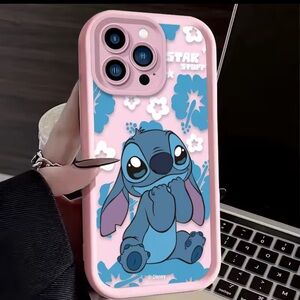 Disney Pink and Blue Phone Case with Stylish Design